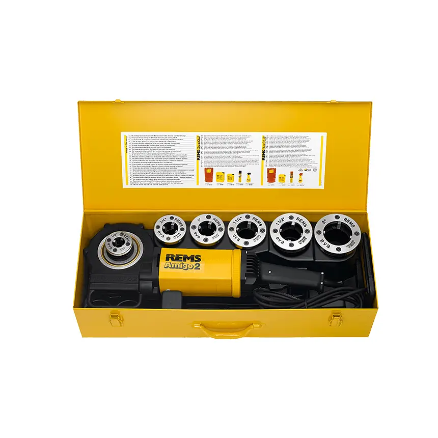 Elektrická závitnica REMS Amigo 2 Set R 1/2" – 2" (540020)